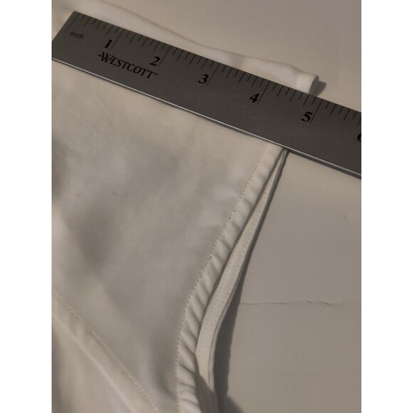 Ro & De Sheer Cut Out White Short Sleeve Top Women's Size Small - Picture 8 of 12